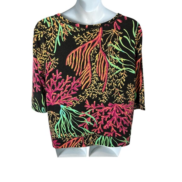 Sun Bay Missy Knit Jacket & Top 2-pc Twin Set  Size XL  Coastal Transitional - Picture 4 of 13